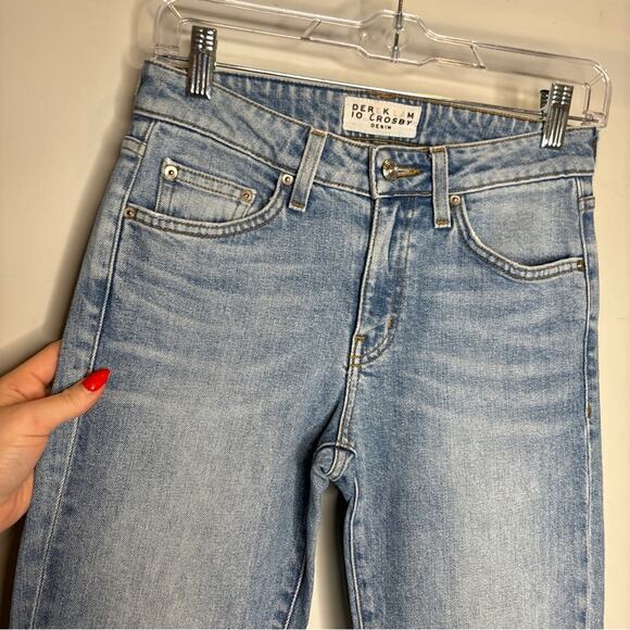 Derek Lam 10 Crosby Gia Mid Rise Cropped Flare Jean - Picture 5 of 10